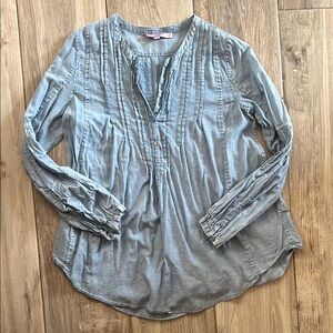 Calypso St. Barth cotton chambray Women's Blue Top xs